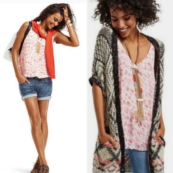 CABI 267 Coral Flirty Animal Print Cami Tank Small - Picture 1 of 8